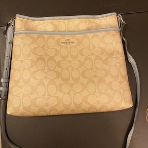 Used Coach cross-body purse in good condition.